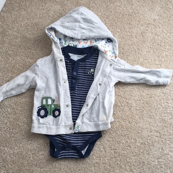 tractor onesie